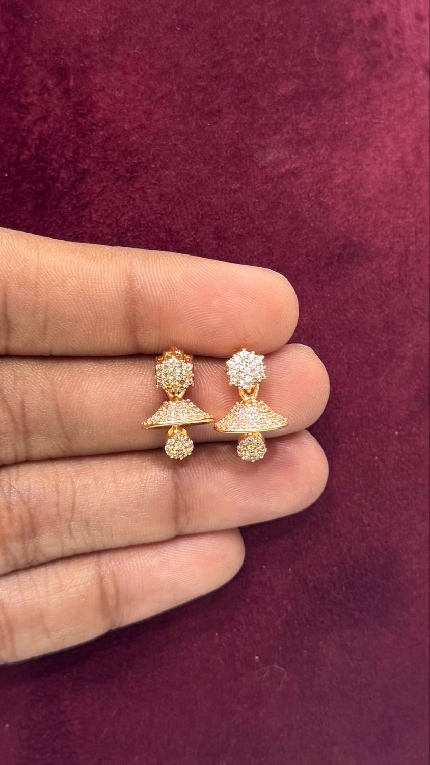 Rose Gold Earrings