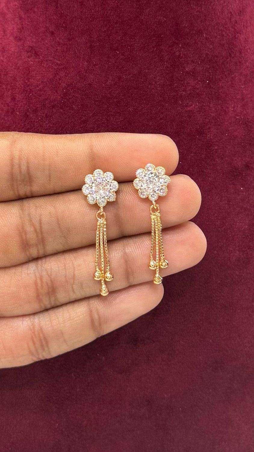Rose Gold Earrings