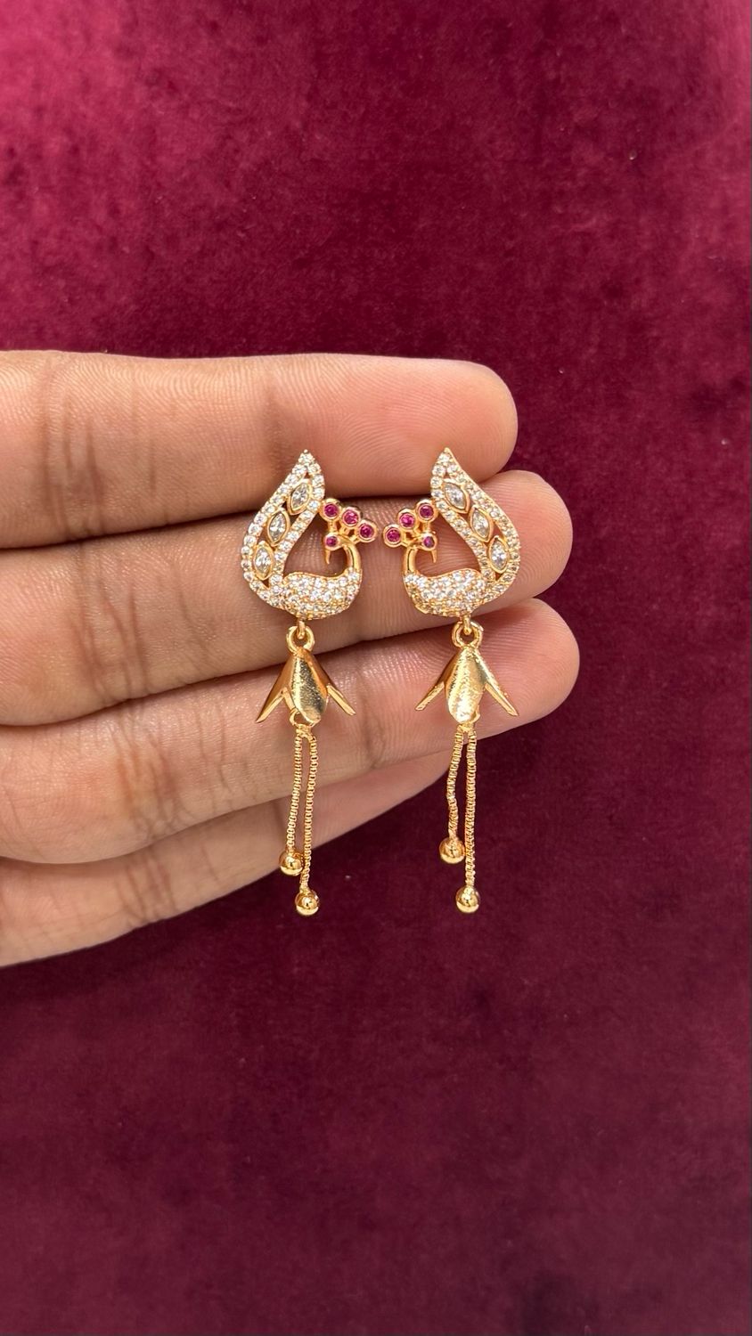 Rose Gold Earrings