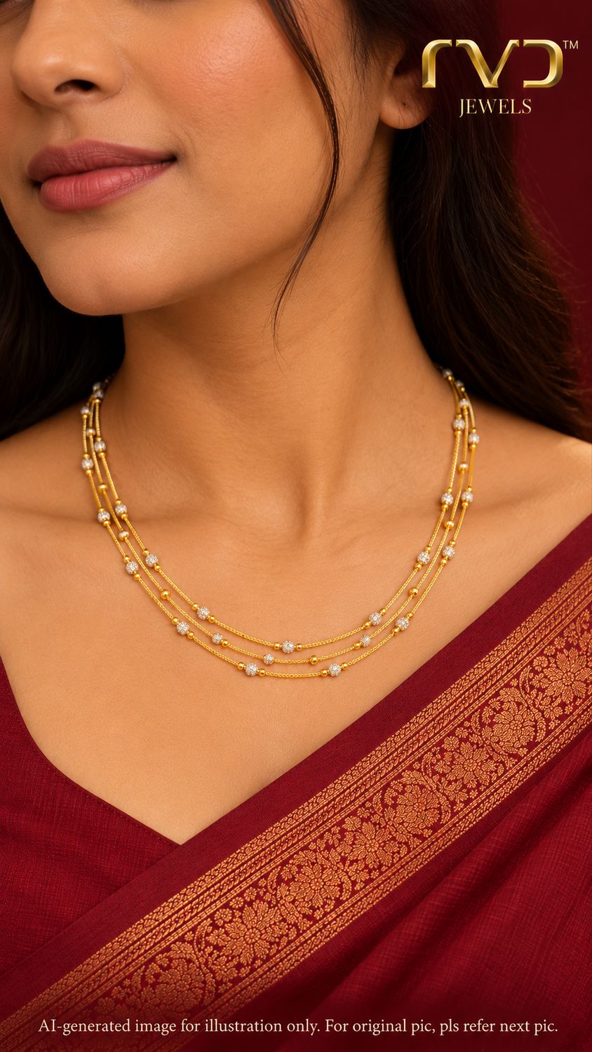 Rhodium Balls Chain