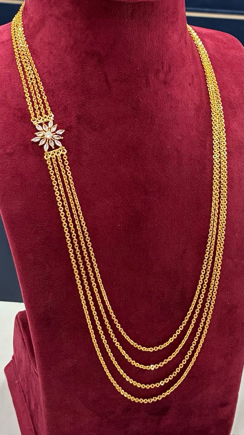 Side Locket Chandraharam Chain