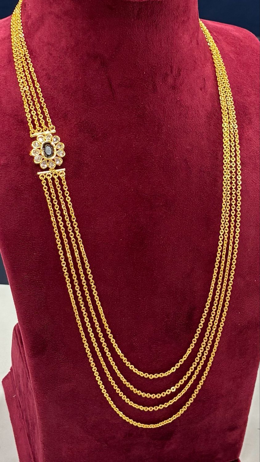 Side Locket Chandraharam Chain