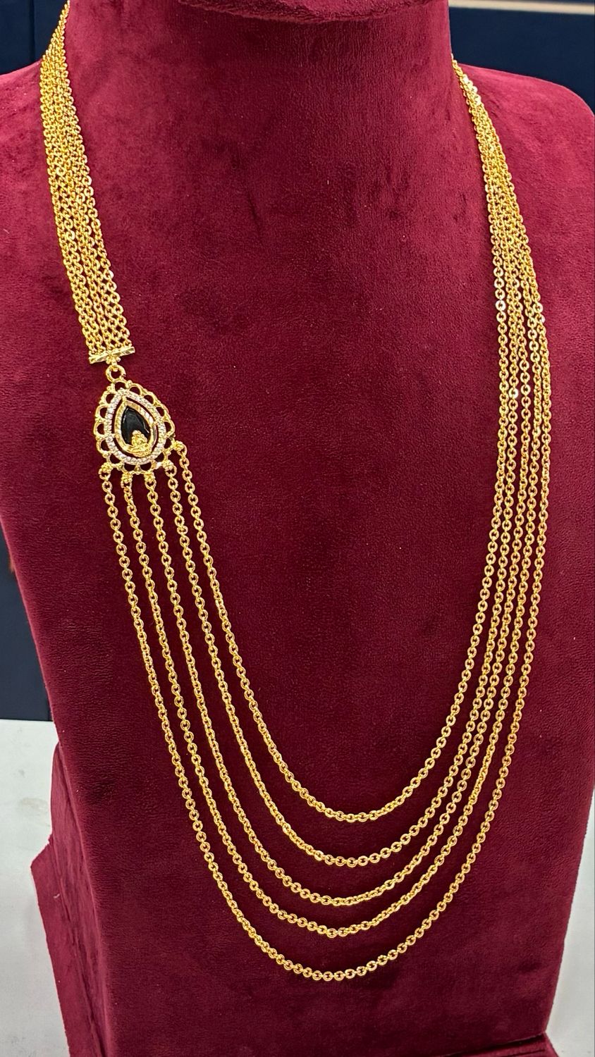 Side Locket Chandraharam Chain