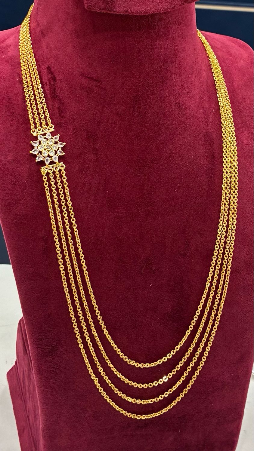 Side Locket Chandraharam Chain