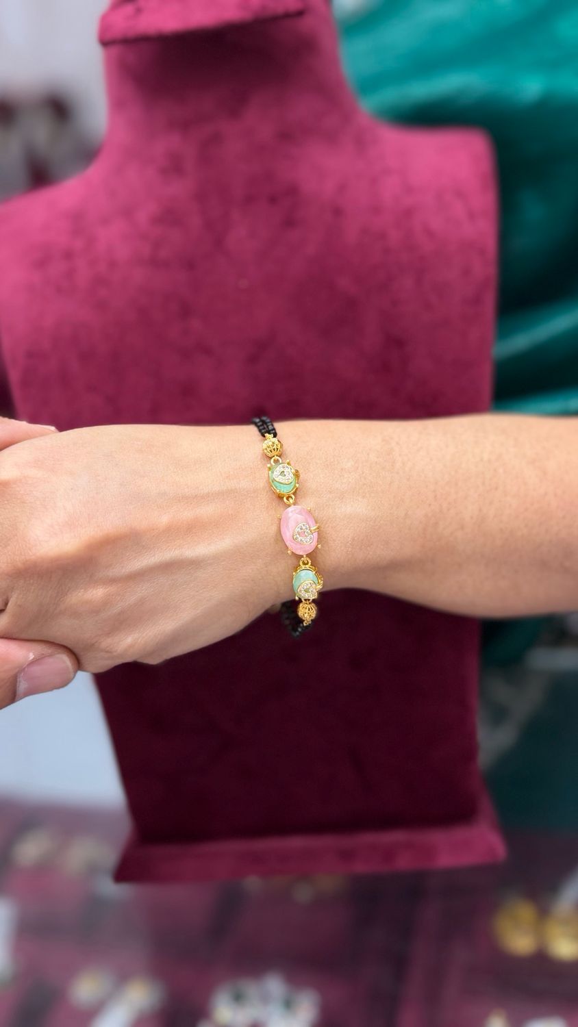 Cute Multi Color Blackbeads Bracelet