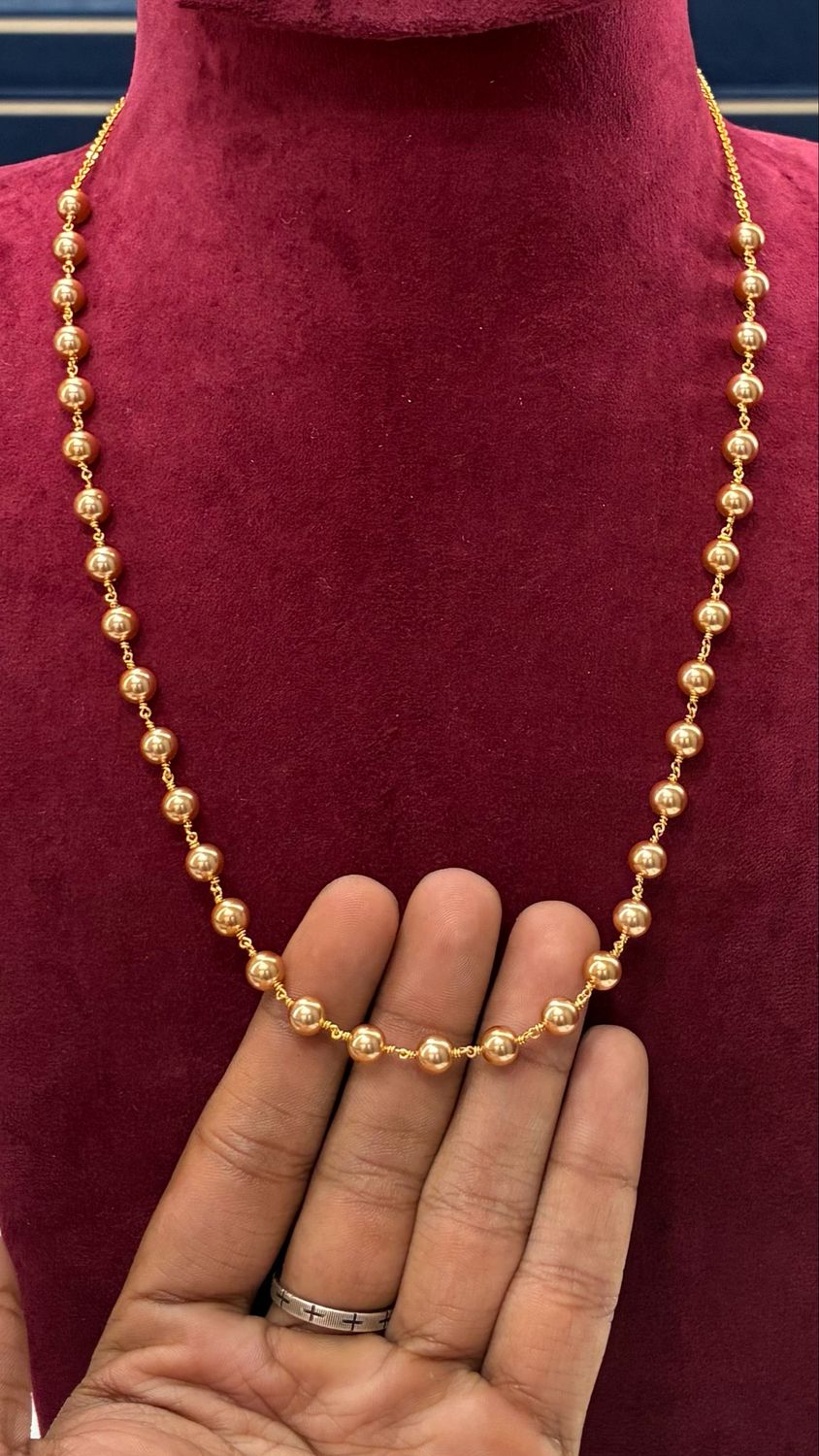 Original Swarovski 6mm Copper Gold Beads
