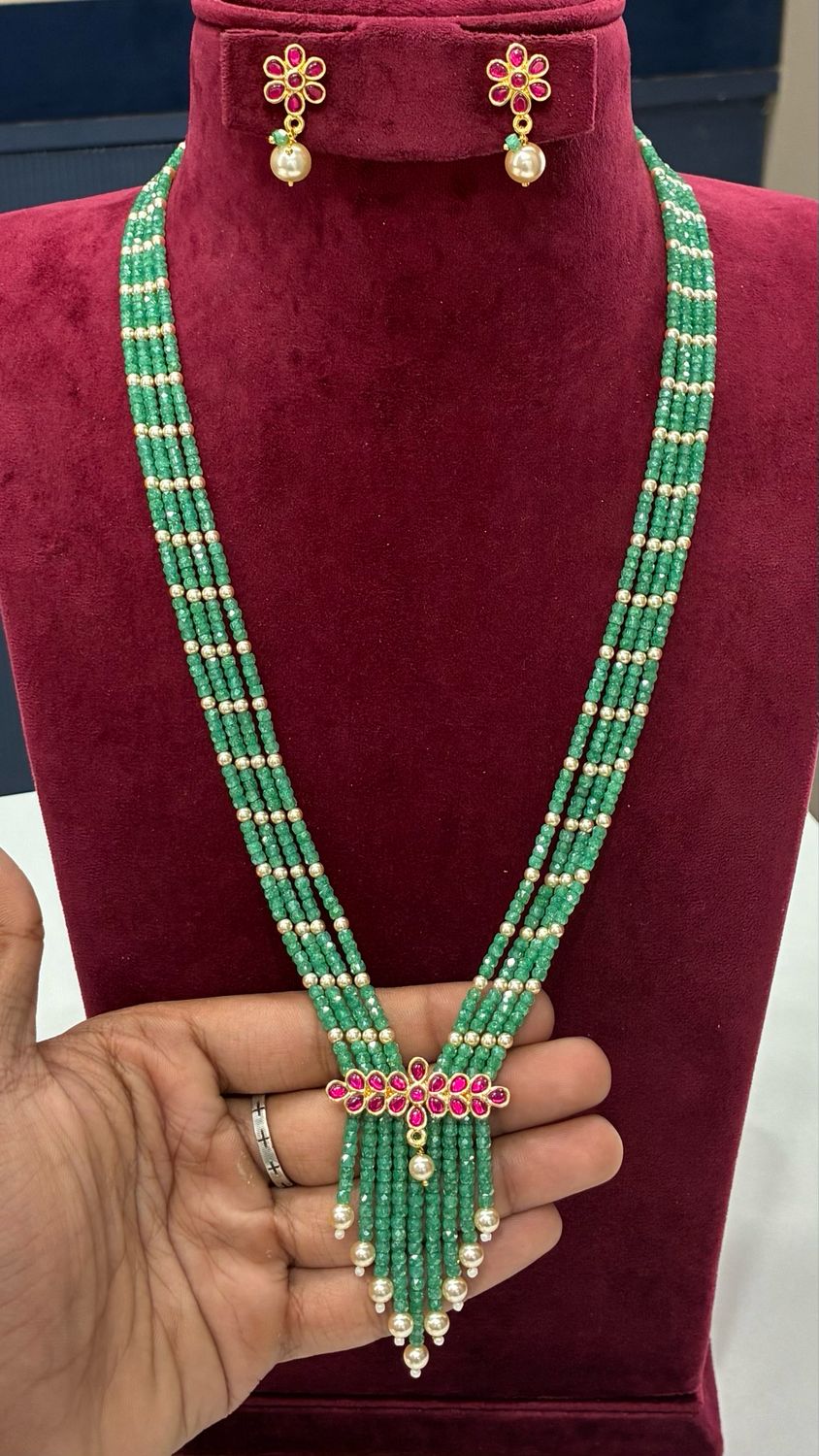 Jadau Beads Set
