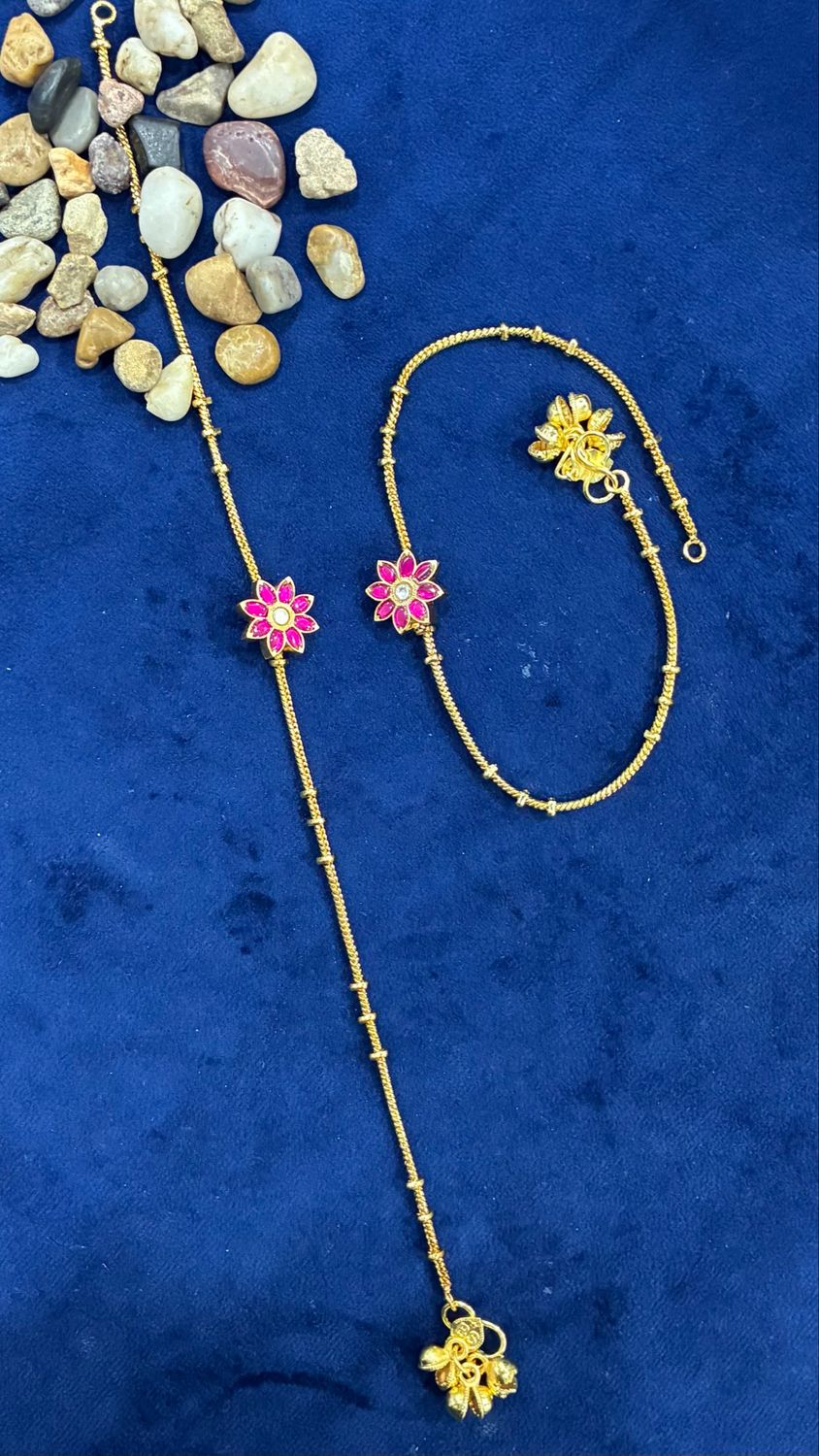 Jadau Anklets