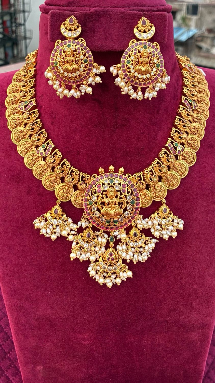 Lakshmi Devi Kasu Necklace