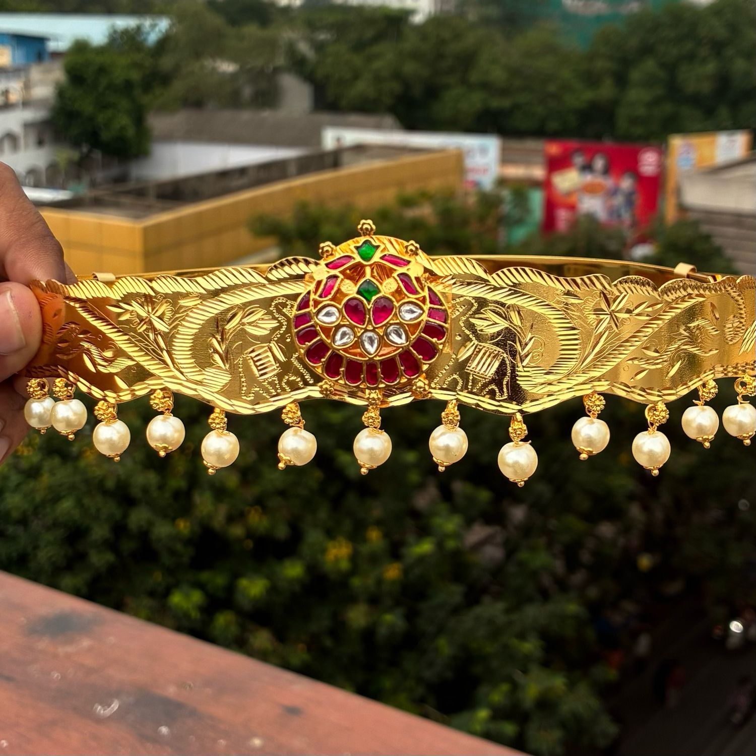 Jadau Locket Vaddanam