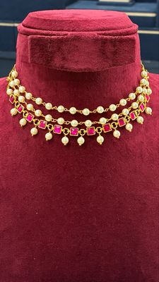 Jadau Beads Choker