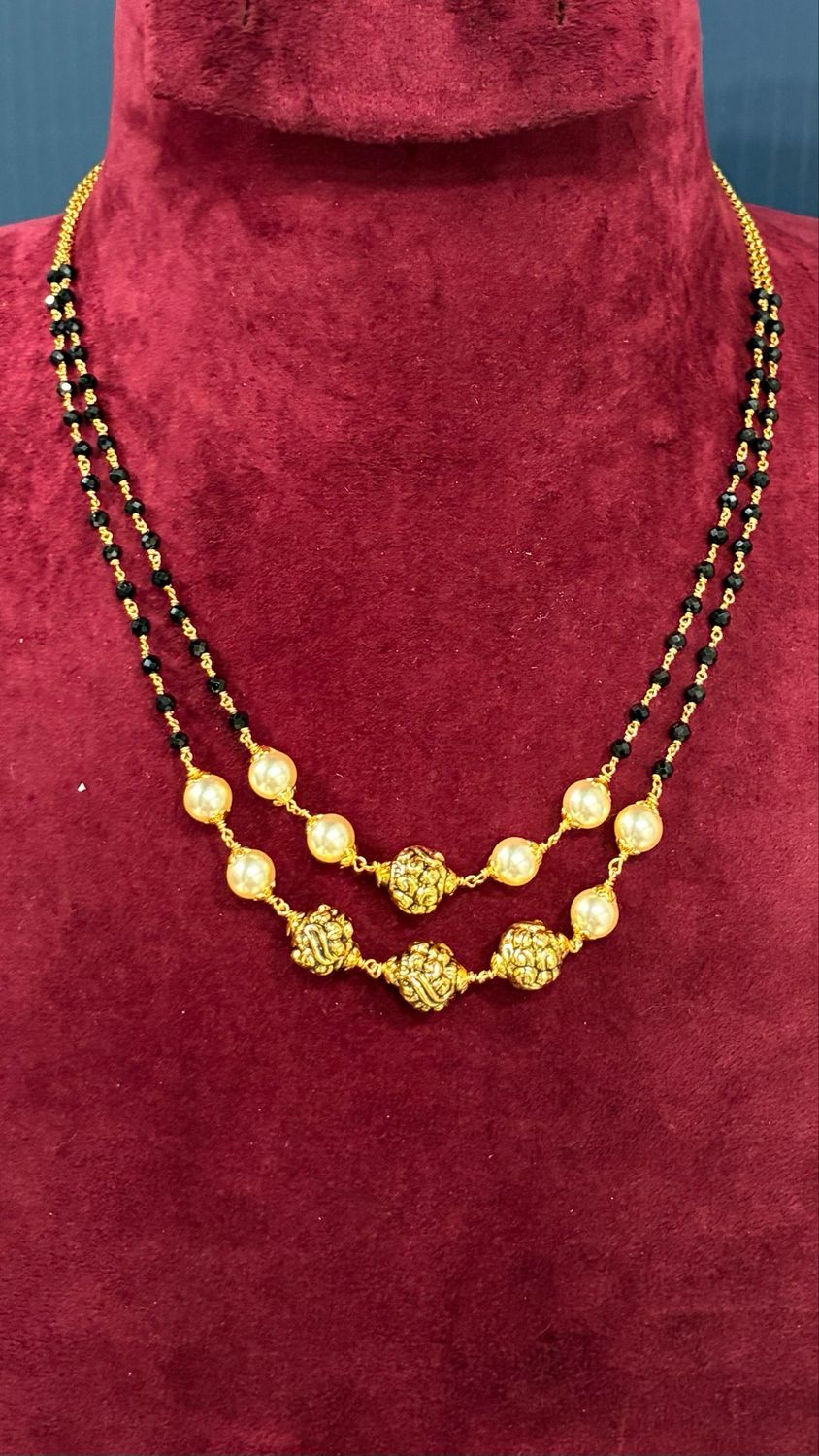 Black Diamonds with Nakshi Balls