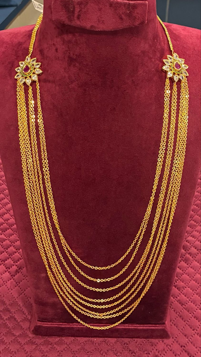 Side Locket Chandraharam Chain