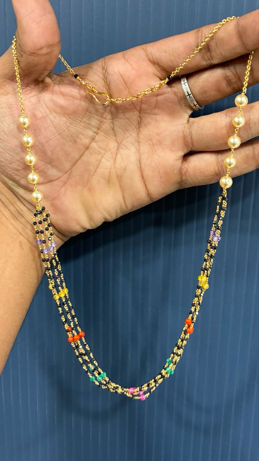 Navaratna Blackbeads