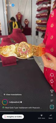 Real Gold Type Vaddanam
