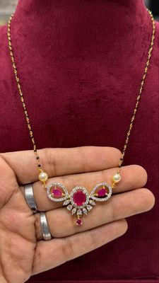 Black Diamonds Set With Diamond Locket