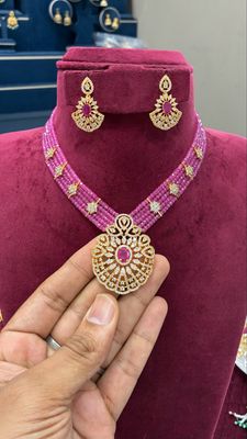 Real Cz Box Beads Set