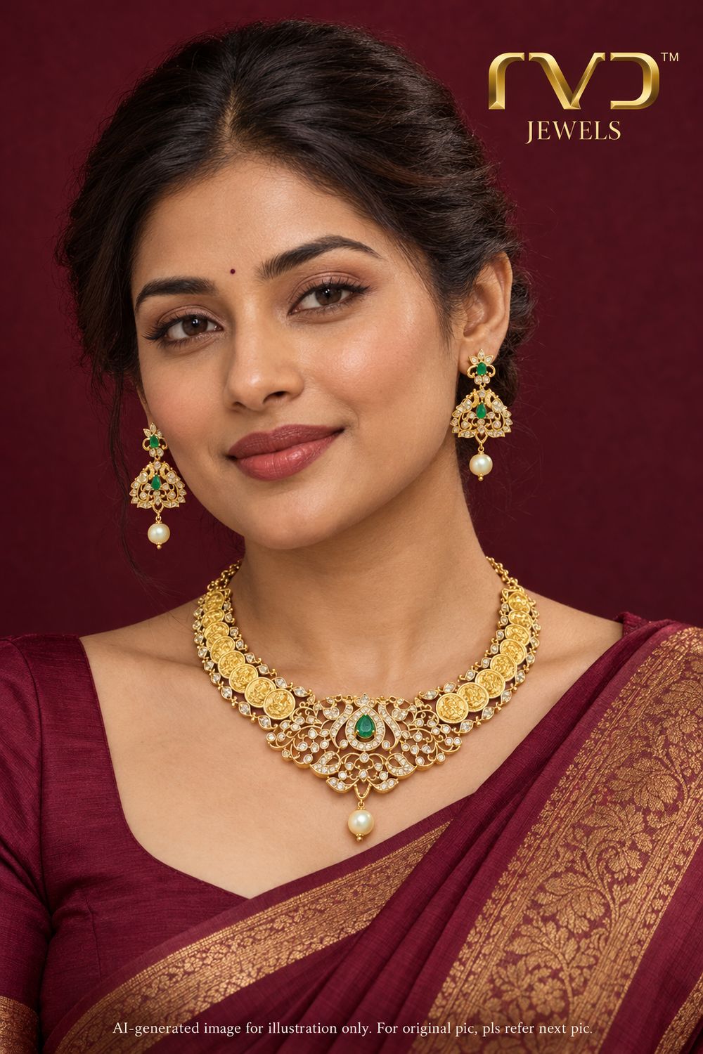 Nakshi Kasu Necklace Set
