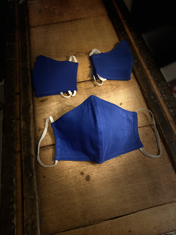 Masque Bleu Marine Uni