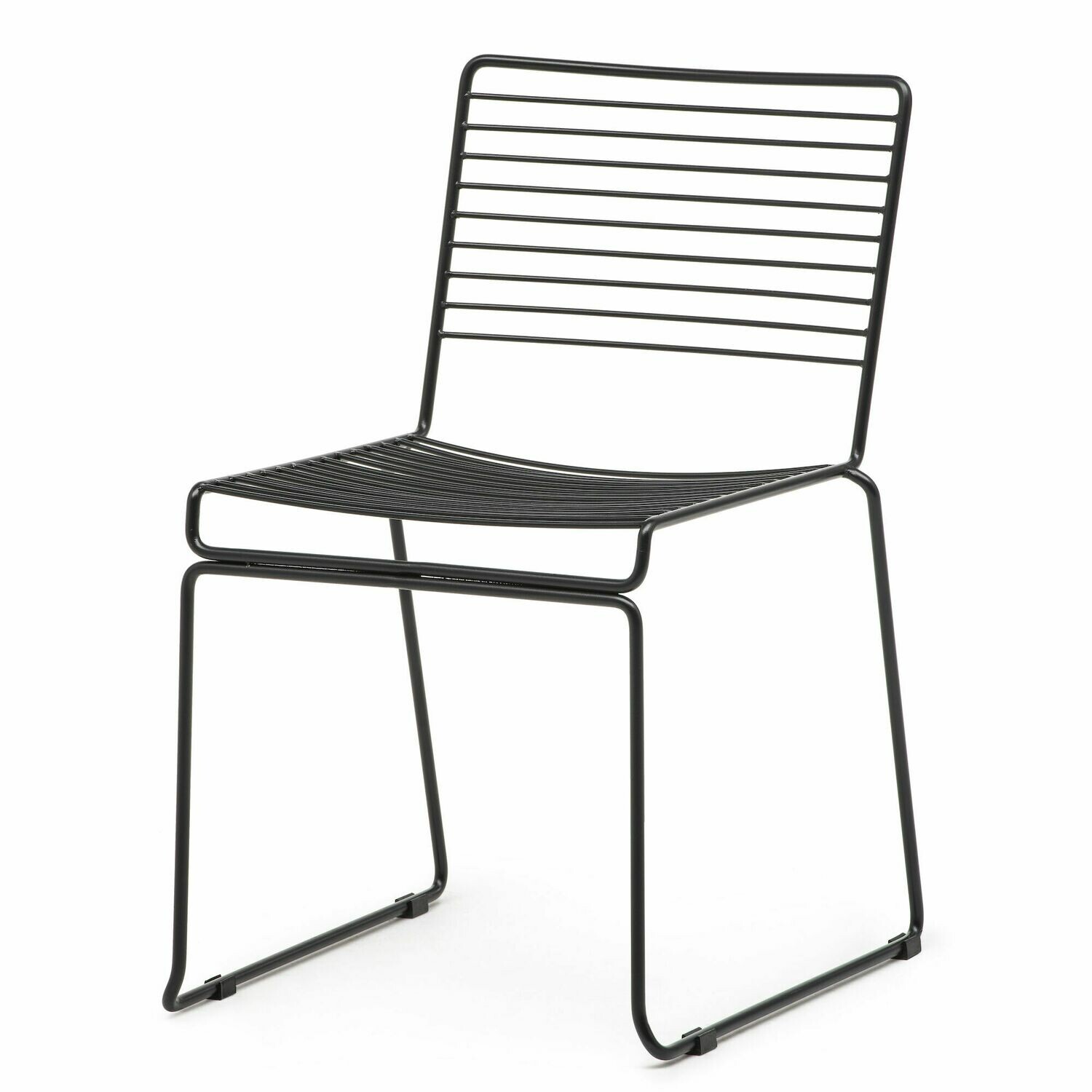 Stapelstoel - Wire Chair - zwart staal