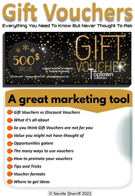 Gift Vouchers: Everything you need to know but never thought to ask