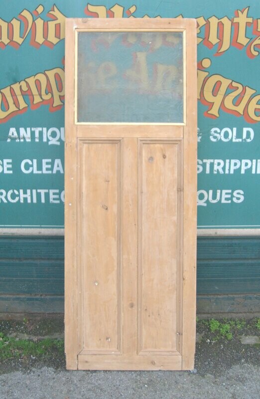 Art Deco 1930&#39;s half glazed cupboard door/pantry or airing cupboard