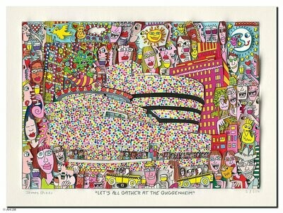 James Rizzi - LET'S ALL GATHER AT THE GUGGENHEIM