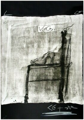 Antoni Tàpies - Chaise de profil