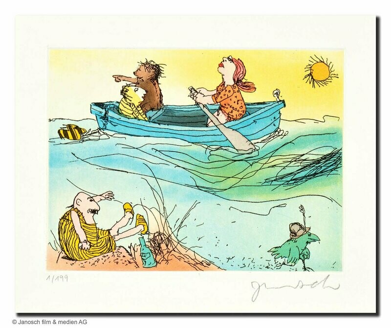 Janosch - Es schwankt das Meer, die Sonne sinkt, wobei Herr Wondrak nichts mehr trinkt