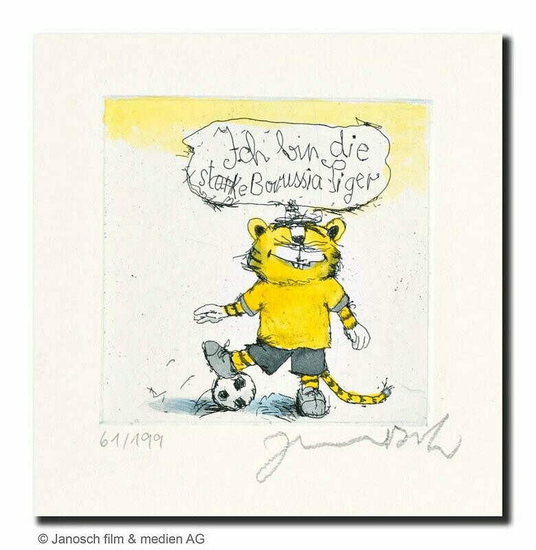 Janosch - Fußball Tiger ("Ich bin die starke Borussia Tiger")