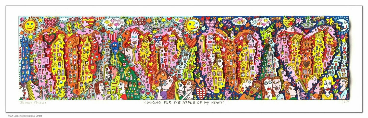 James Rizzi - LOOKING FOR THE APPLE OF MY HEART