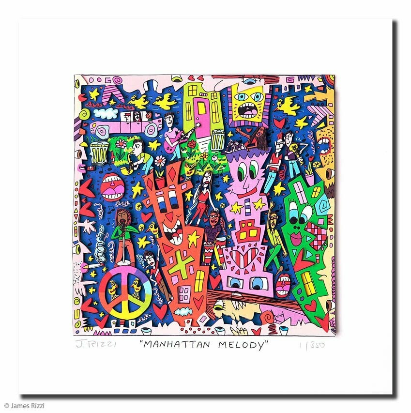 James Rizzi - MANHATTAN MELODY