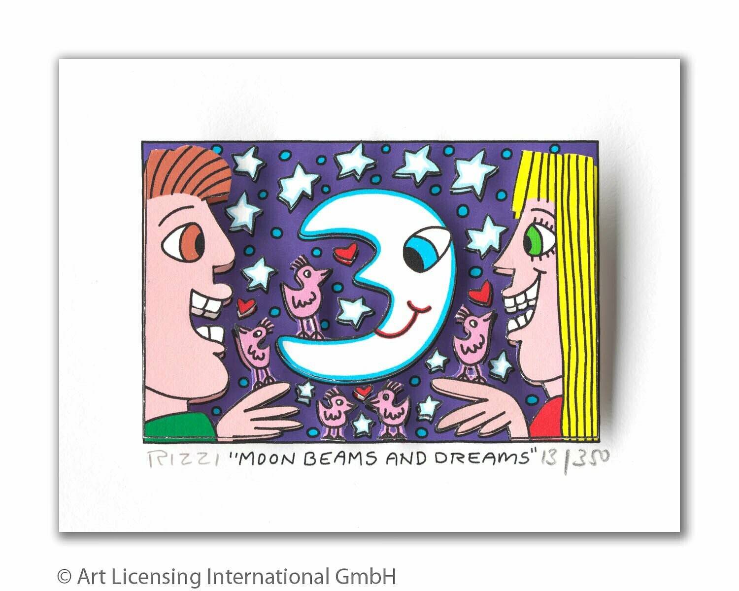 James Rizzi - MOON BEAMS AND DREAMS
