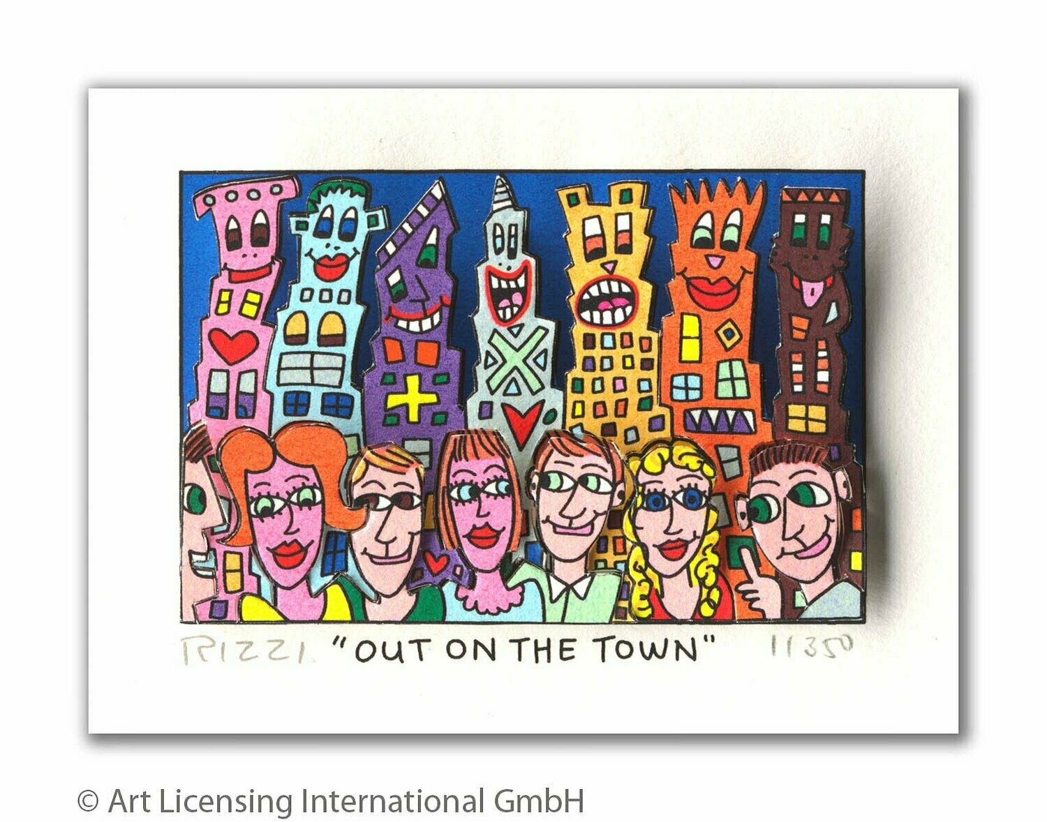James Rizzi - OUT ON THE TOWN