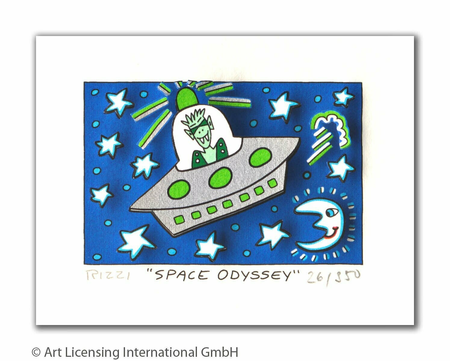 James Rizzi - SPACE ODYSSEY
