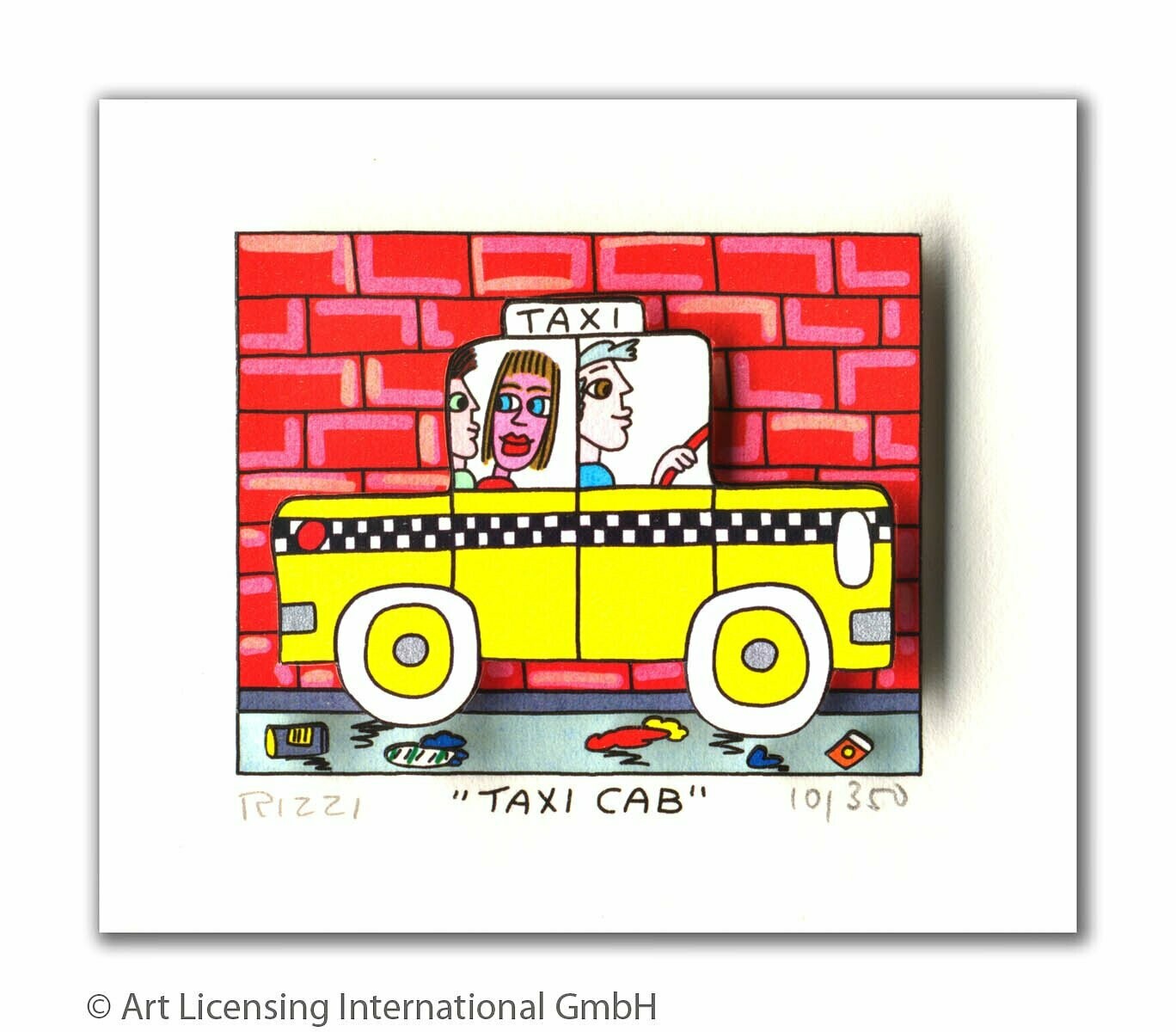 James Rizzi - TAXI CAB
