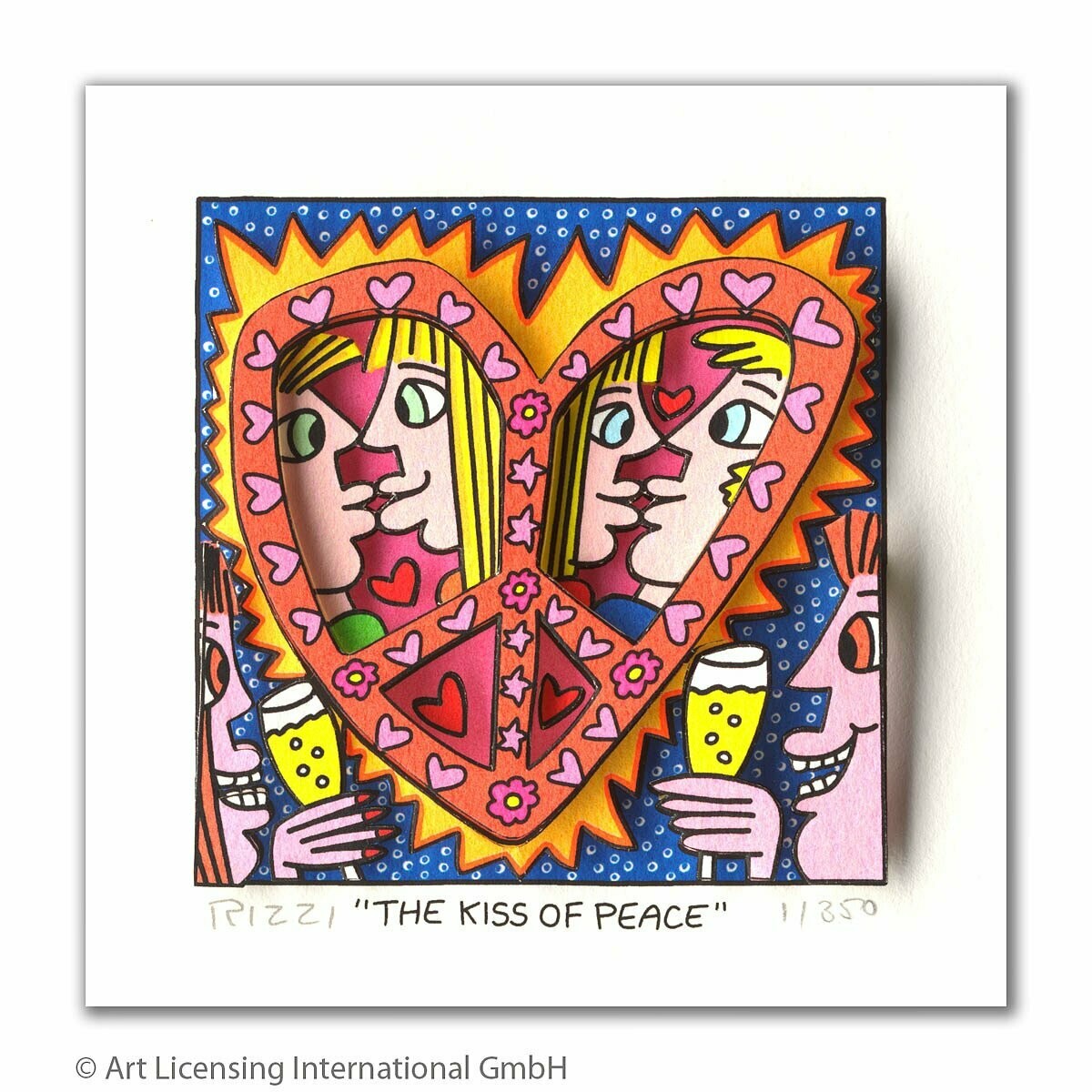 James Rizzi - THE KISS OF PEACE
