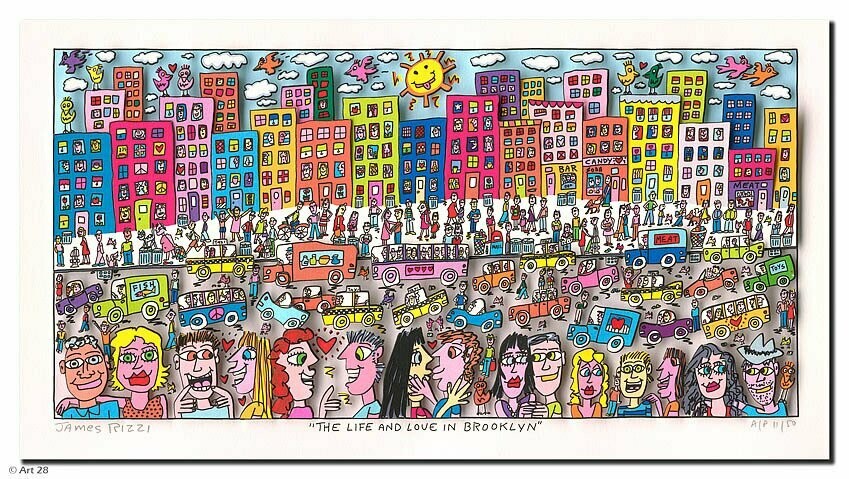 James Rizzi - THE LIFE AND LOVE IN BROOKLYN