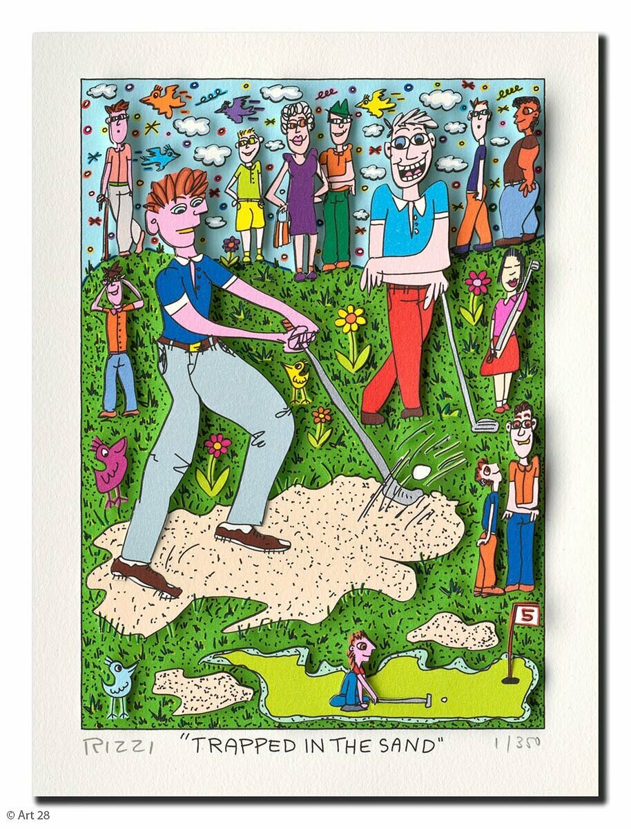 James Rizzi -  TRAPPED IN THE SAND