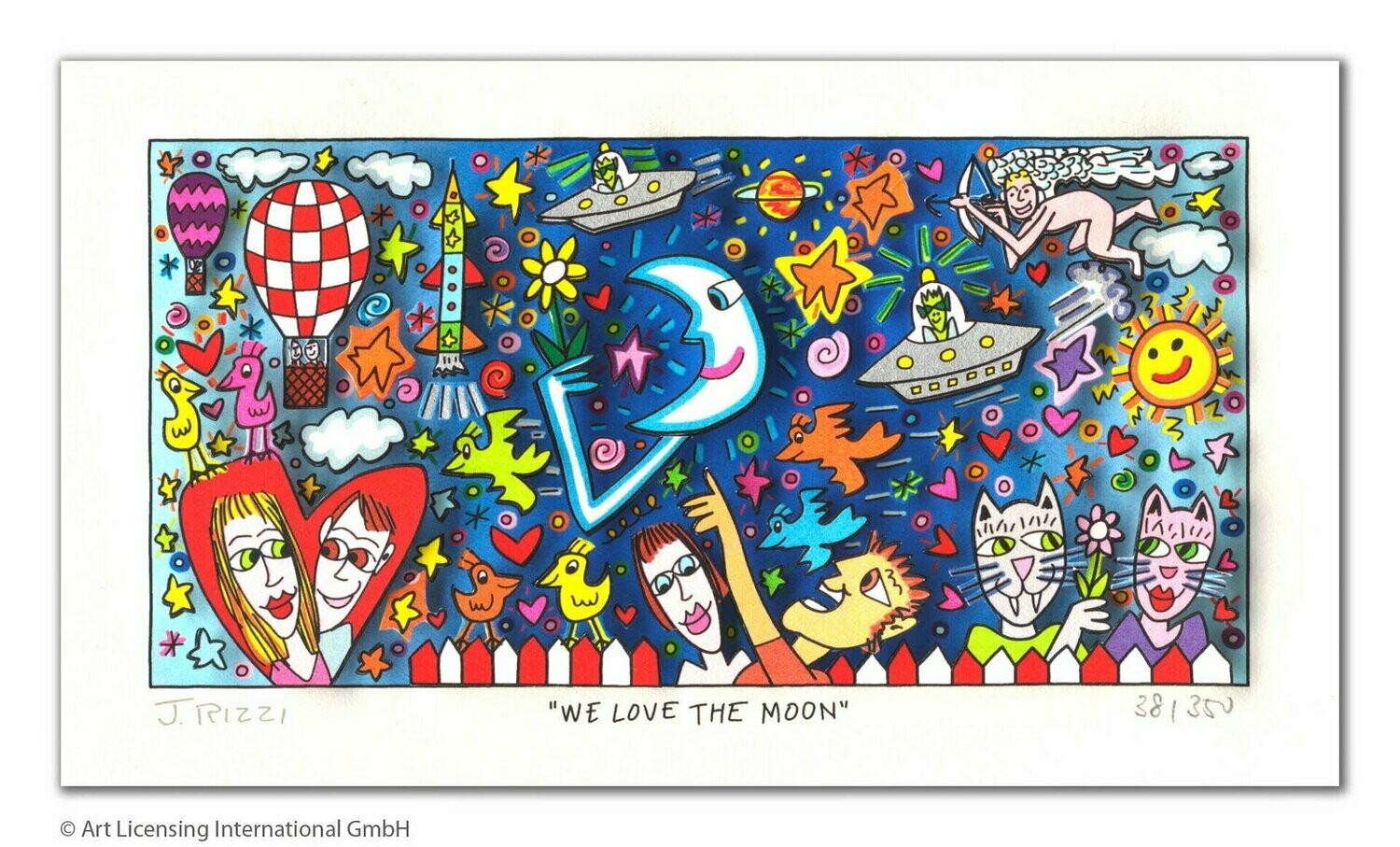 James Rizzi - WE LOVE THE MOON