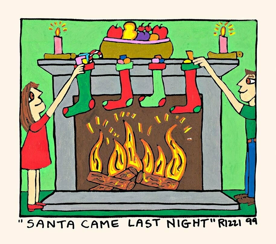 James Rizzi - SANTA CAME LAST NIGHT