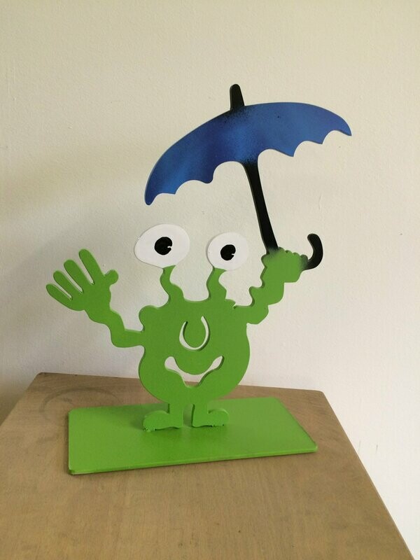 Patrick Preller - Monsterkollege mit Regenschirm