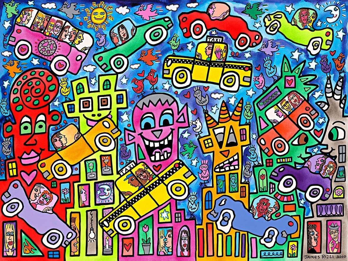James Rizzi - NO GETTING AROUND THE TRAFFIC