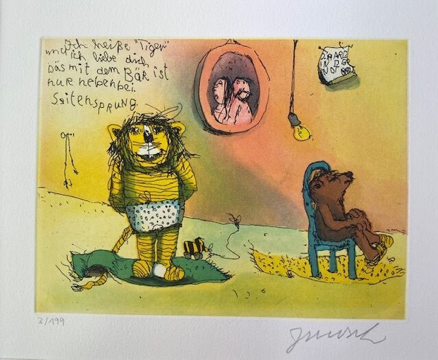 Janosch - Ich heiße Tiger und ich liebe dich, das mit dem Bär ist nur nebenbei Seitensprung