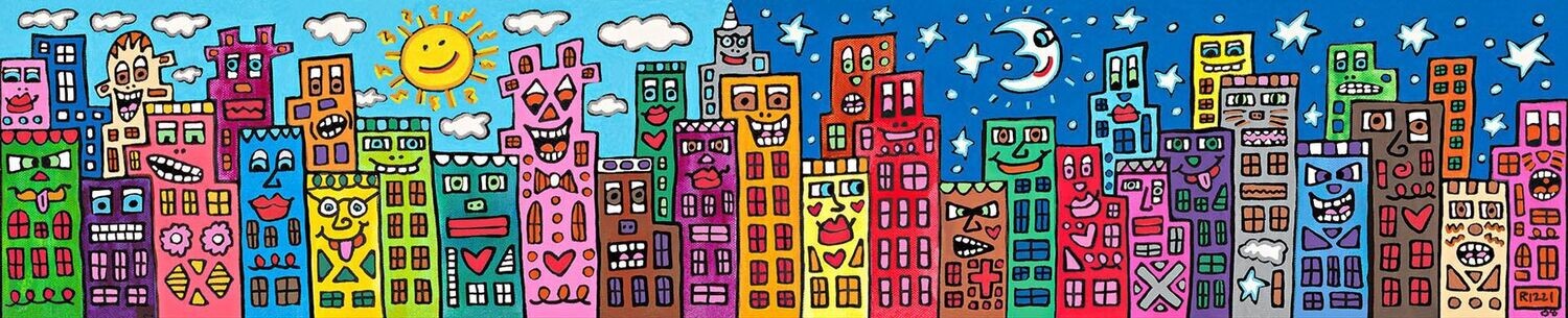 James Rizzi - MY CITY DOESN'T SLEEP, BUT IT WILL WEEP,...