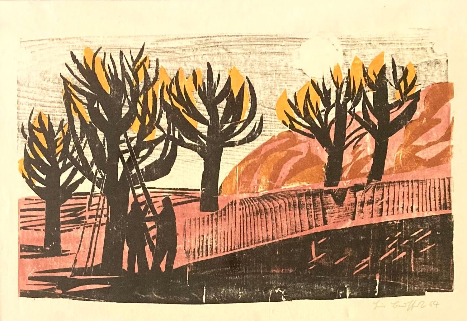 Heiner Bauschert - Herbst mit orangenen Blättern