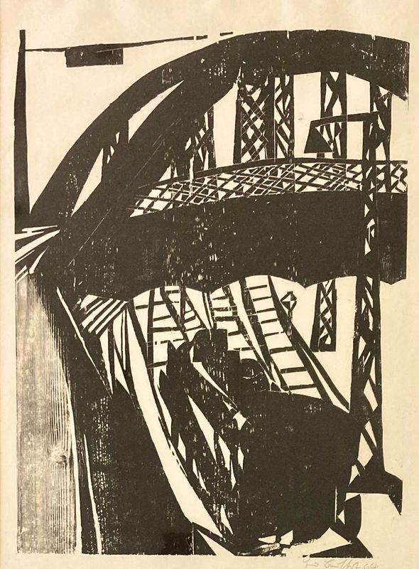 Heiner Bauschert - Brücke mit Lok