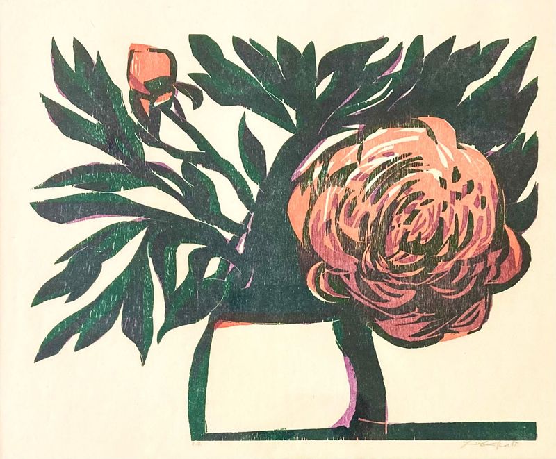 Heiner Bauschert - Pfingstrose und Knospe Heiner Bauschert - Pfingstrose und Knospe