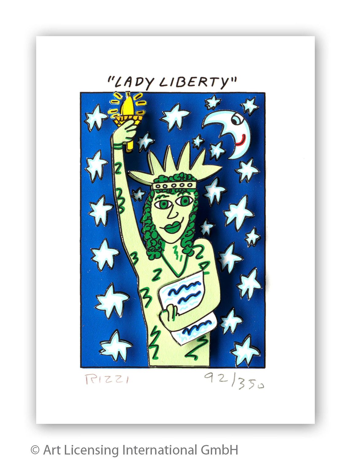 James Rizzi - Lady liberty