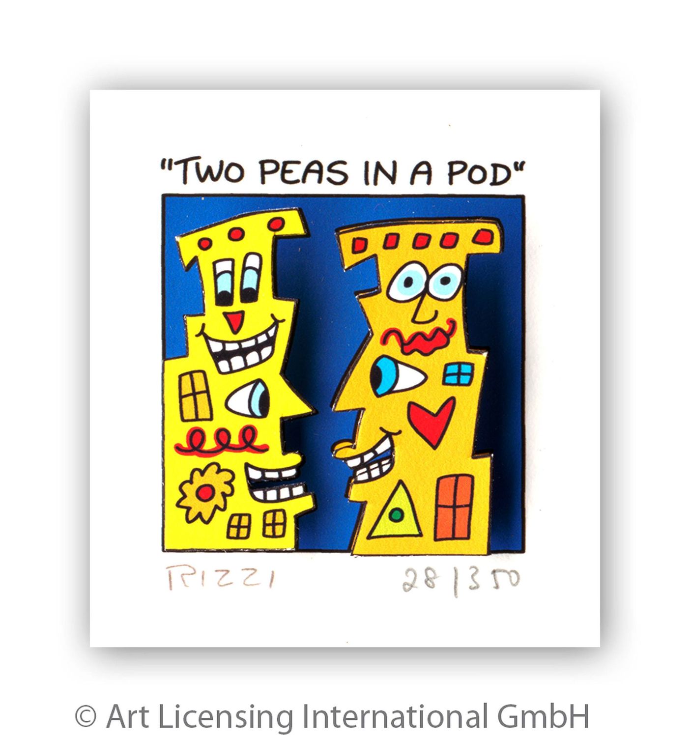 James Rizzi - Two peas in a pod